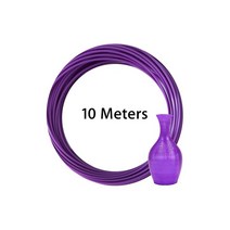 3D프린터 레진 필라멘트LeoPlas-1.75mm 10 및 20 미터 유연한 소프트 TPU 필라멘트 샘플 3D 프린터 소모품, 27 Purple 10m 30g