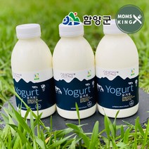 맘스킹 [함양군]지리산 함양 삼민목장 요구르트 500ml 6개, 단품없음