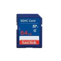 샌디스크 SD메모리카드 SDHC SDXC CLASS4 SDB 카메라 네비게이션 노트북 캐논, 64GB