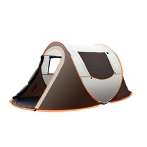 경량 텐트 백패킹텐트 경량 a형 비박 텐트 팝업 자동 인스턴트 오픈 방수 가족 초 휴대용 방습 캠핑 여행 겨울 낚시 1 2 인용, 3-4인용