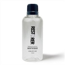 리스토어 자동차 외장 플라스틱 색상 복원제 50ml / 누비라 다마스 라노스 라보 라세티 레간자 레조 르망 마티즈 말리부 매그너스 볼트 브로엄 스테이츠맨 스파크 씨에로 아베오