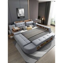 집순이침대 벙커 수납형 프레임 저상형 가성비 침대틀, 플래그십 1800mmx2000mm