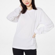 여성 베이직 기본 디자인 편안한 데일리 티셔츠