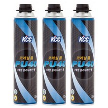 KCC 코레실 폼 1액형 폴리우레탄 폼 750ml - 건타입, PU40 (일반용) - 3개입, 3개