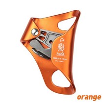 암벽 등반 어센더 클라이밍 등강기 등산 로프 도구 전문 가슴 등반 장치 암벽 타기, 노란색