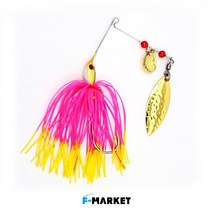 에프마켓 스피너베이트 루어낚시, 10g, #01 WHLYE