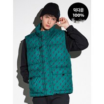 [AK분당점] [아키클래식] (공용) 위즐 모노그램 덕다운 베스트 딥그린