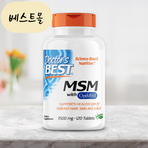 닥터스베스트 닥터베스트 MSM 1500mg 120정 옵티 엠에스엠 opti, 1개