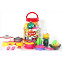 주방놀이 장난감 냄비 과일 도마 칼 세트 유치원 부엌