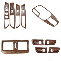 렉스탑 르노삼성 QM6 더뉴QM6 몰딩 카본 수전사 인테리어 튜닝몰딩 자동차 차량용품 튜닝용품 액세서리, 08 기어박스커버 / 카본수전사