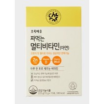 초록마을 짜먹는 멀티 비타민, 15gX15포X5팩, 5개