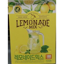 노브랜드 레모네이드믹스 1500g (15g x 100포) x 2개 총 200포, 상세내용참조
