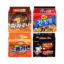 삼불간짜 멀티팩 4종 삼양라면+짜짜로니+불닭+간짬뽕, 20개
