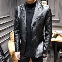 리앤킴 남성 봄 가을 가죽 자켓 ST1338