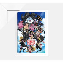 150피스퍼즐 원피스 필름 레드 극장판 밀짚모자일당 GE521595, 액자세트, 퍼즐+우드화이트