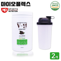 식약처해썹 식물성 완두콩 단백질 파우더 분말 가루 콩 고단백질 곡물 쉐이크 어린이 청소년 중년 여성 남성 근육회복 근손실방지 성장 보조제 식사대용 다이어트쉐이크 soy protein, 2개, 810g