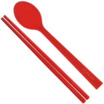 실리만 어린이 수저세트 WSK3701, 스칼렛, 어린이 숟가락 + 젓가락, 3개