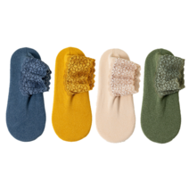 유유라키 미끄름방지 조이지않는 이너 융 양말 4족