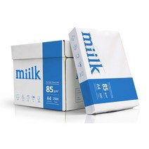 A4용지 밀크 miilk 복사용지 85g 5권 2500매 한국제지