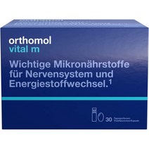 Orthomol 오쏘몰 Vital M 비타민 미네랄 물병 플러스 캡슐 팩 30개 DA199, 상품선택