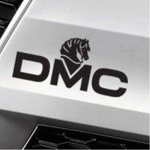 DMC 로고 데칼 스티커 기스 흠집 가리기 더뉴카니발 K7 본넷 뒷유리 모하비 미니컨트리맨 올뉴K5 제네시스G80 튜닝 트랙스 쉬운셀프다이 팰리세이드, 1개, 중형 레드
