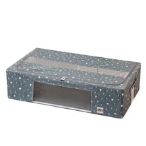 [가담다] 냄새걱정없는 에코트리 리빙박스 80L(2개)/고급면소재/3면PVC/방수기능, 색상:블루