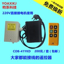레바블럭신형 전동 조롱박 공업 무선 리모컨 220V 가정용 소형 크레인 제기함 T리프트 권양기 승강 4696921058, 짝짝이 되다 양 방향 발사기