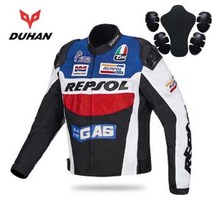 오토바이에어백 에어백슈트 보호대 DUHAN남성용 오토바이 라이딩 자켓 600D 옥스포드 가을 겨울 모토 크로스 옷 탈착식 따뜻한 안감, 없음