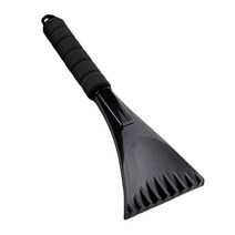 튼튼한 제설용품 눈치우기용 삽 비 슬립 컴포트 핸들이있는 자동차 스 스크레이퍼 윈드 쉴드 클리너 스노우 리무버 및 De-Icer 겨울 셔블 레드 블랙, [01] black