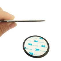 80mm 3M 접착제 붙여 넣기 대시 보드 장착 플레이트 자동차 DVR 레코더 네비게이터 흡입 컵 홀더 고정 패드, 02 5pcs