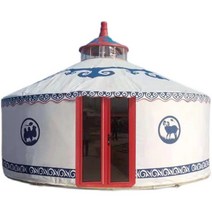 몽골게르 감성 장박 초대형 천막 방수 두꺼운 초원 도킹 캐노피 라이트, A. 직경3m 두껍게6인