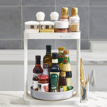 HK.sell 다용도 회전 더블 양념 선반, 단품