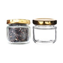 미니유리병 SG50 1개 50ml 유리병, 검정마개