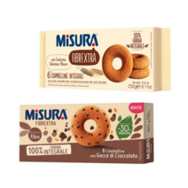 미주라 통밀도넛츠 230g x 2p + 초코칩 통밀 도넛츠 230g x 2p, 50세트