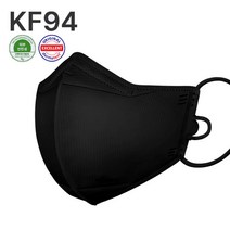 [네퓨어] KF94 아토 새부리형 마스크 10매 일회용 황사 미세먼지 끈조절 컬러 마스크, 아토 KF94 검정색 10매