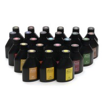 가죽공예 가죽 염색 로파스 바틱 수성 염료 100ml 세이와, 5개 추가, 스몰 사이즈 20개 추가, 딥그린