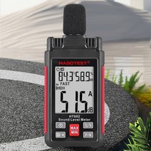 층간 소음 측정기 HT602 디지털 사운드 레벨 미터 30-130dB 데시벨 모니터 소음 오디오 감지기 온도 테스, 한개옵션0