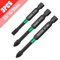 코너비트 마그네틱 특수 배치 헤드 충격 강한 크로스 PH2 고경도 스크루드라이버 미끄럼 방지 90mm 4 5 6 개-38, 8.Set 8