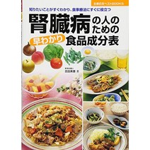 신장병을 가진 사람을 위한 빠른 이해 식품 성분표-알고 싶은 것을 곧 알고 식이요법에 곧바로 도움이 된다 (주부의 친구 베스트 BOOKS)