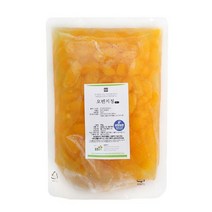 수제청 오렌지청 청크 1kg, 없음