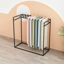 이불 디스플레이 거치대 행거 섬유 가게 걸이 견본, 골든 3열 150x35x180