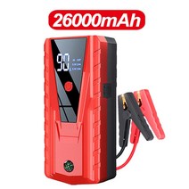 차도리 점프스타터 12v 24v 22000mAh 자동차 점프 스타터 보조베터리 12V 휴대용 배터리 부스터 충전기 시, 09 26000mah