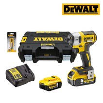 디월트 BL DCF887P2 충전 임팩드라이버 18V 5.0Ah 2B, 단품