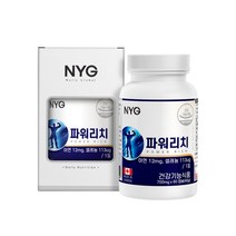 뉴일리 NYG 면력기능 파워 아연 셀렌 리치 60캡슐 아르기닌 셀레늄 홍삼 쏘팔메토 함유