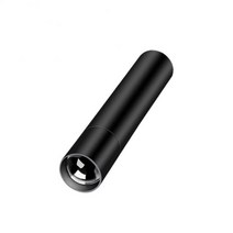 샤오미-충전식 휴대용 미니 LED 손전등 텔레스코픽 방수 토치 램프 강력한 줌 기능 USB 충전, Black