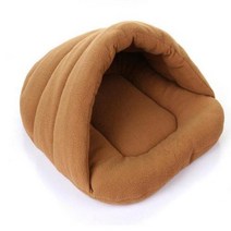 애견 강아지 하우스 고양이 울타리 펜스 방충망 애완 동물 집 개 침낭 양털 따뜻한 애완견 침대 개집 제품 벤 모듬 색상 공급 판매, Brown+XS