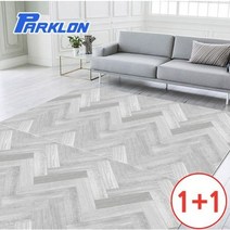 파크론 층간소음매트 미끄럼방지 1+1 헤링본우드 우리가족 놀이방매트 200x140x1.0cm