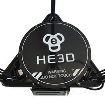 호환가능 히트 베드 3D 프린터 DIY 키트 HE3D K280 델타 대형 자동 레벨링 단일 압출기 280x600mm, 03 K280 2 in 1 out dual