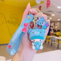 인형 키링 쿠로미 산리오 키체인 시나모롤 액세서리 마이 멜로디 가방 펜던트 카와이 포차코 키즈 장난감 도매, 7.F