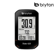 브라이튼 라이더 420 자전거 속도계 GPS - 전용 보호필름 증정
